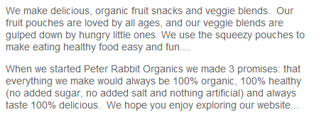 Peter Rabbit Organics